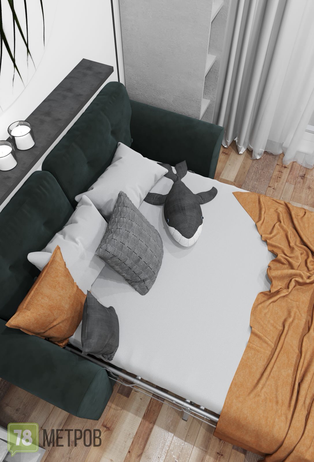 Дизайн-проект квартиры в ЖК "Ренессанс"