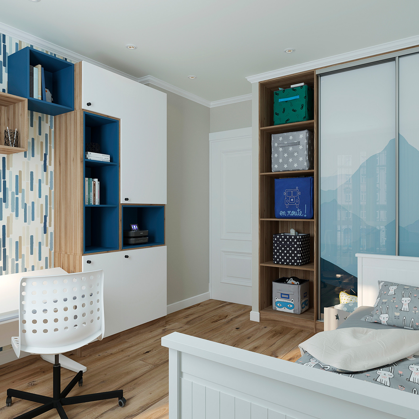 Дизайн трех комнатной квартиры в ЖК Комсомолец