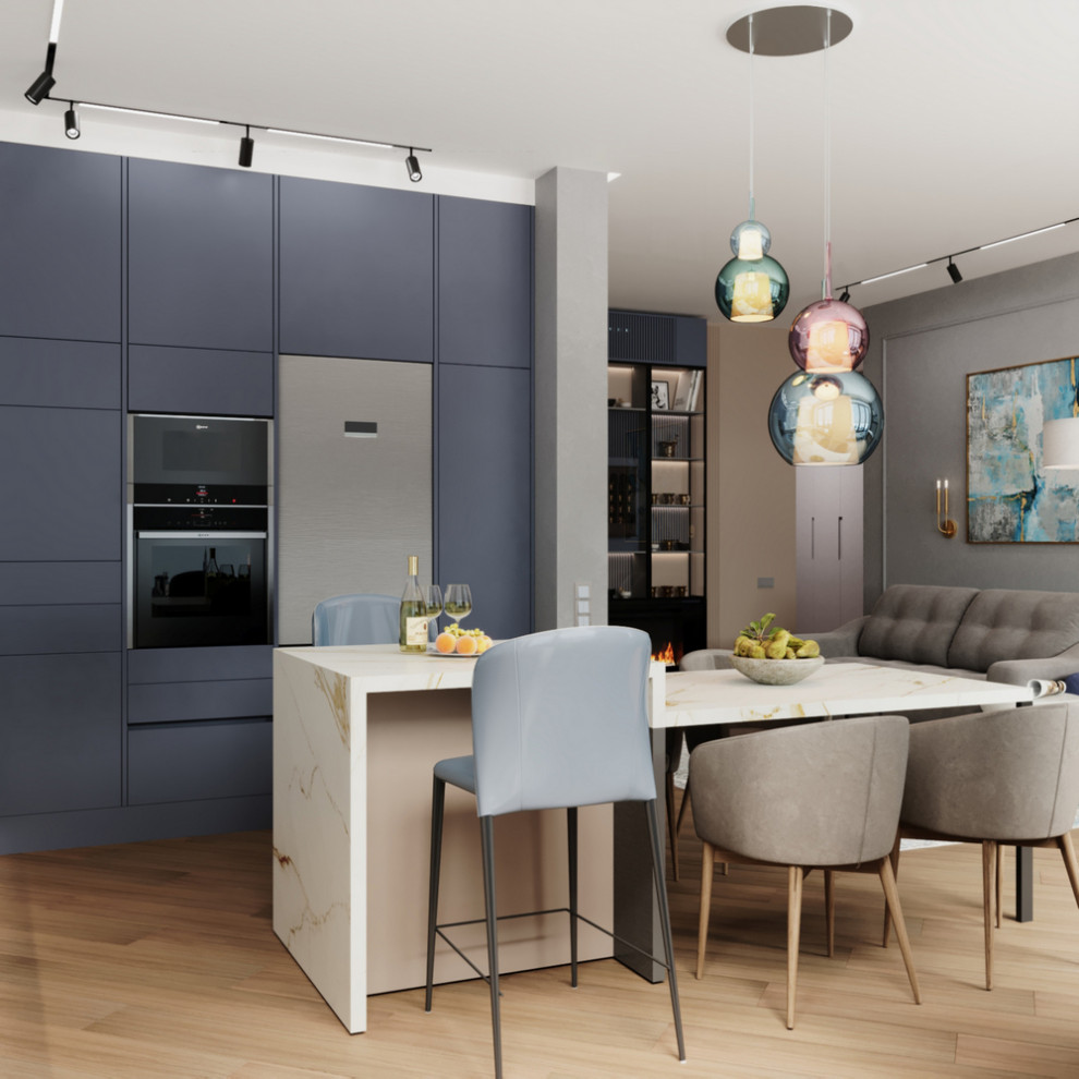 Кухня-гостиная в ЖК "Filicity"