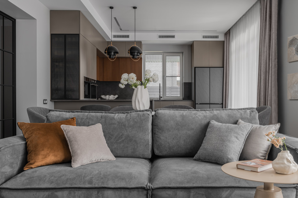 Кухня-гостиная вид 8