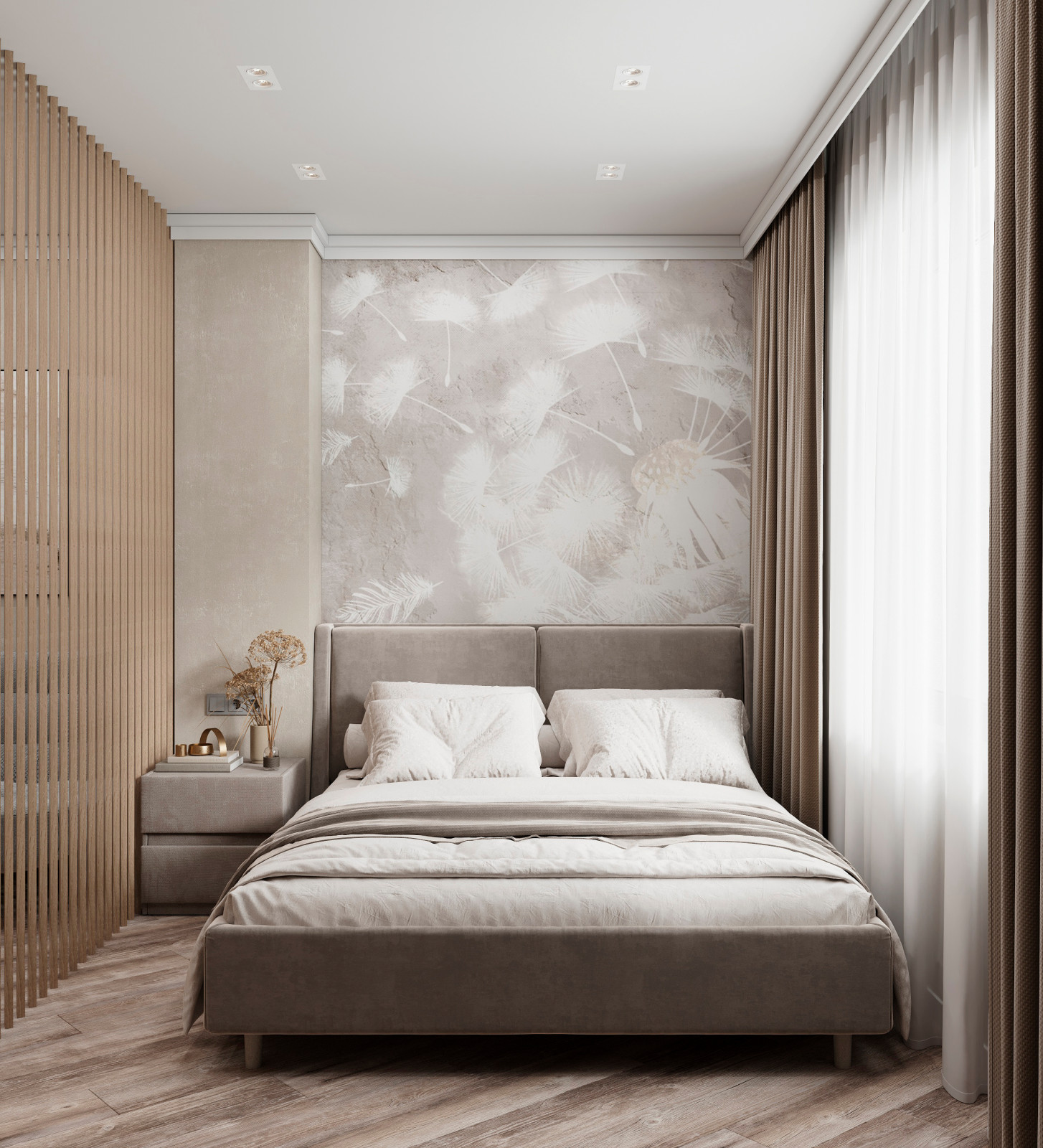 Обложка проекта: Квартира минимализм для небольшой семьи