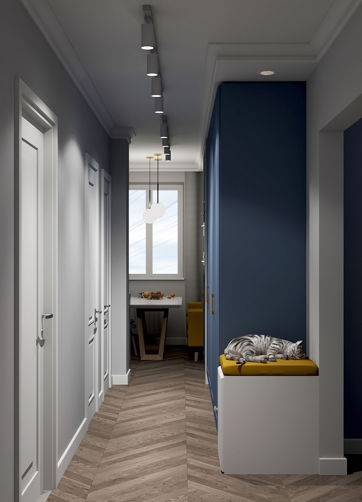 Обложка проекта: Синее тепло