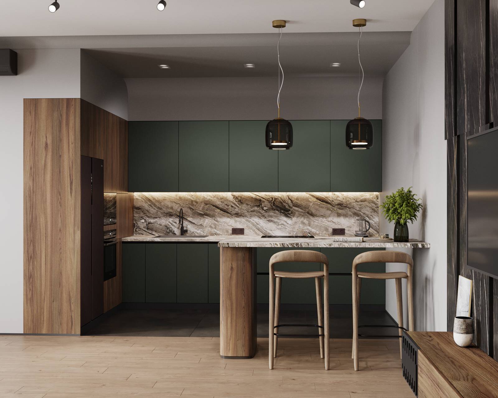 Стильная квартира для холостяка