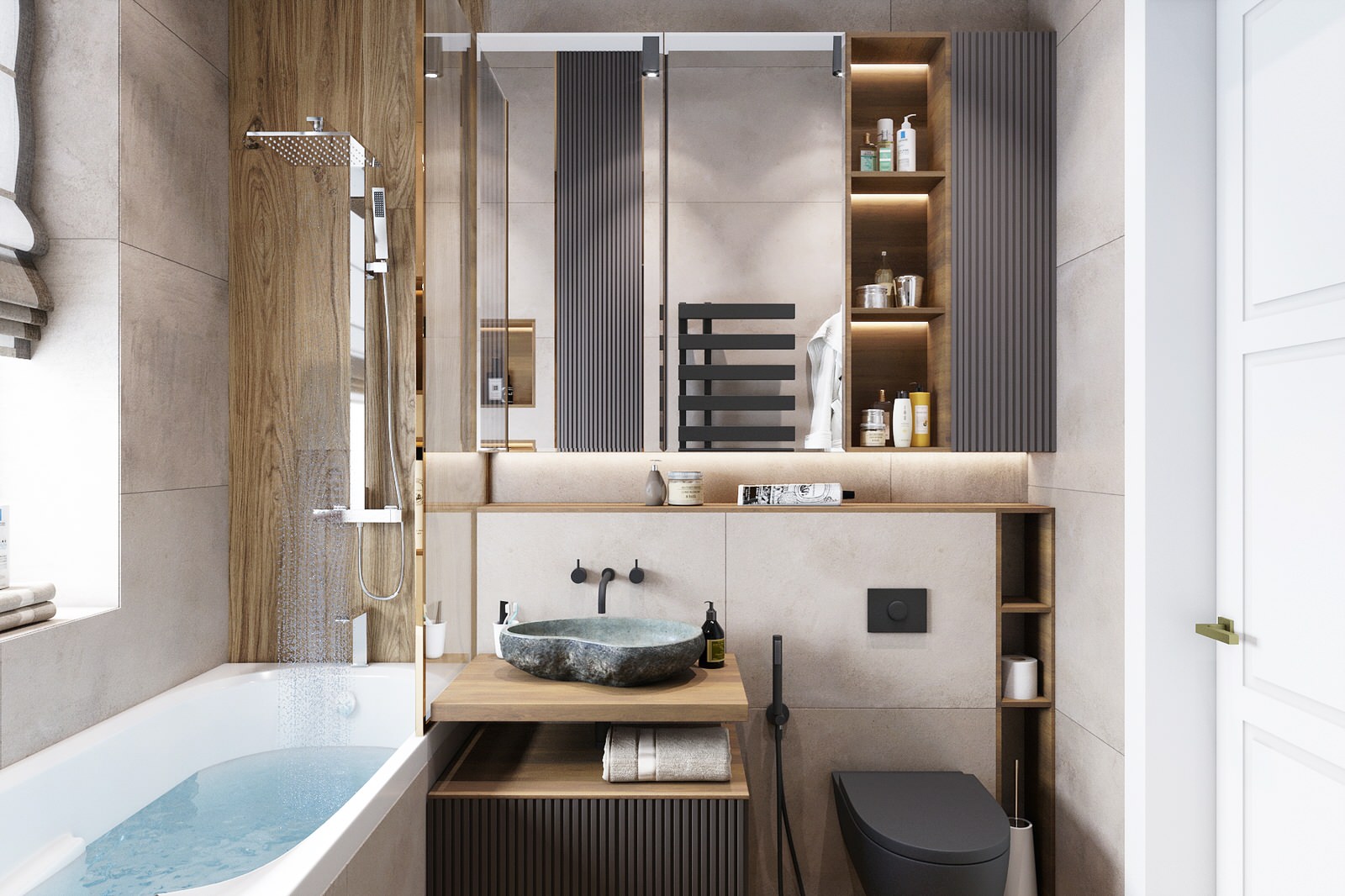 Дизайн проект Ванной комнаты