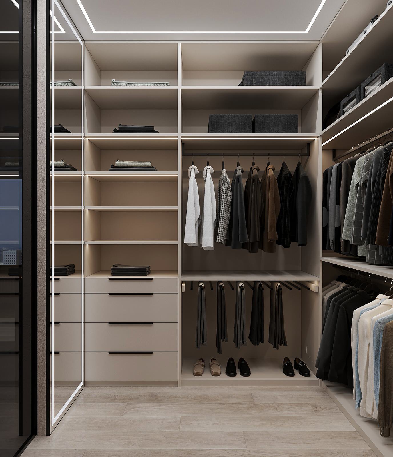 2023г. Интерьер квартиры 134 м2 в ЖК "Чикаго"