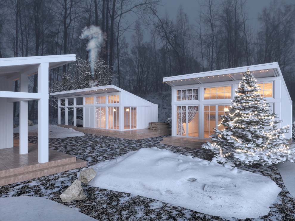 Модульная дача. Проект недорогого дачного дома