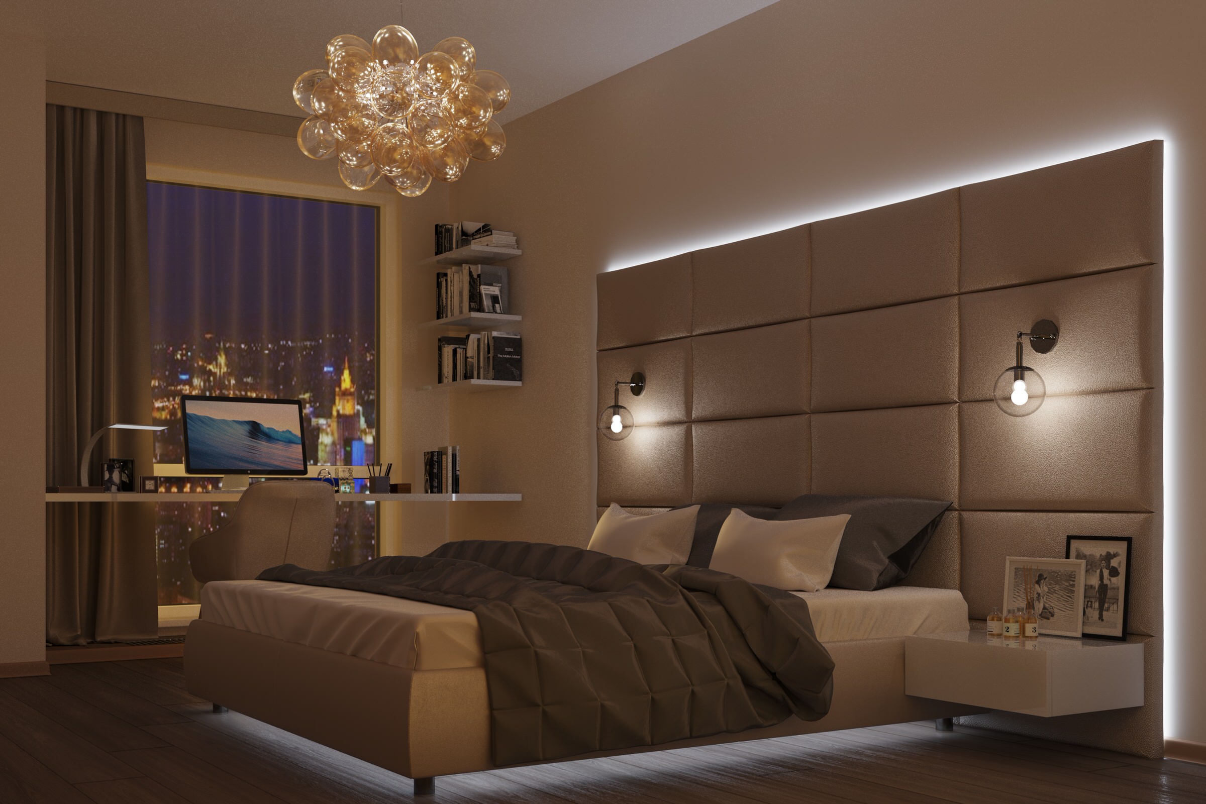 Дизайн двухкомнатной квартиры в ЖК "Среда"