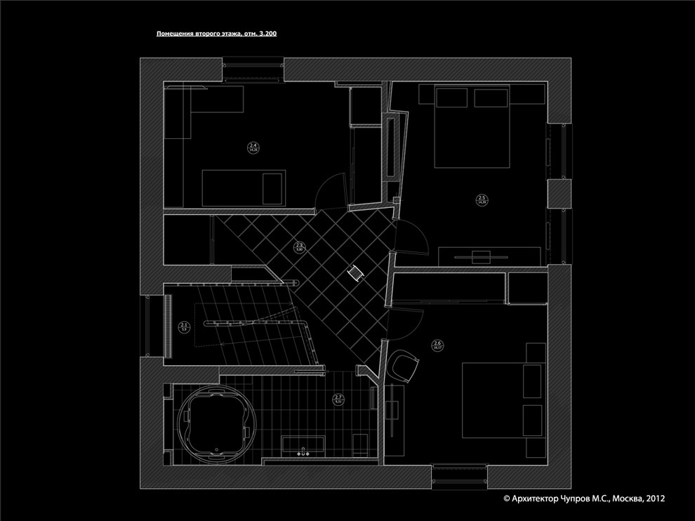 Мягкий "steam-punk" в небольшом загородном доме Подмосковья.