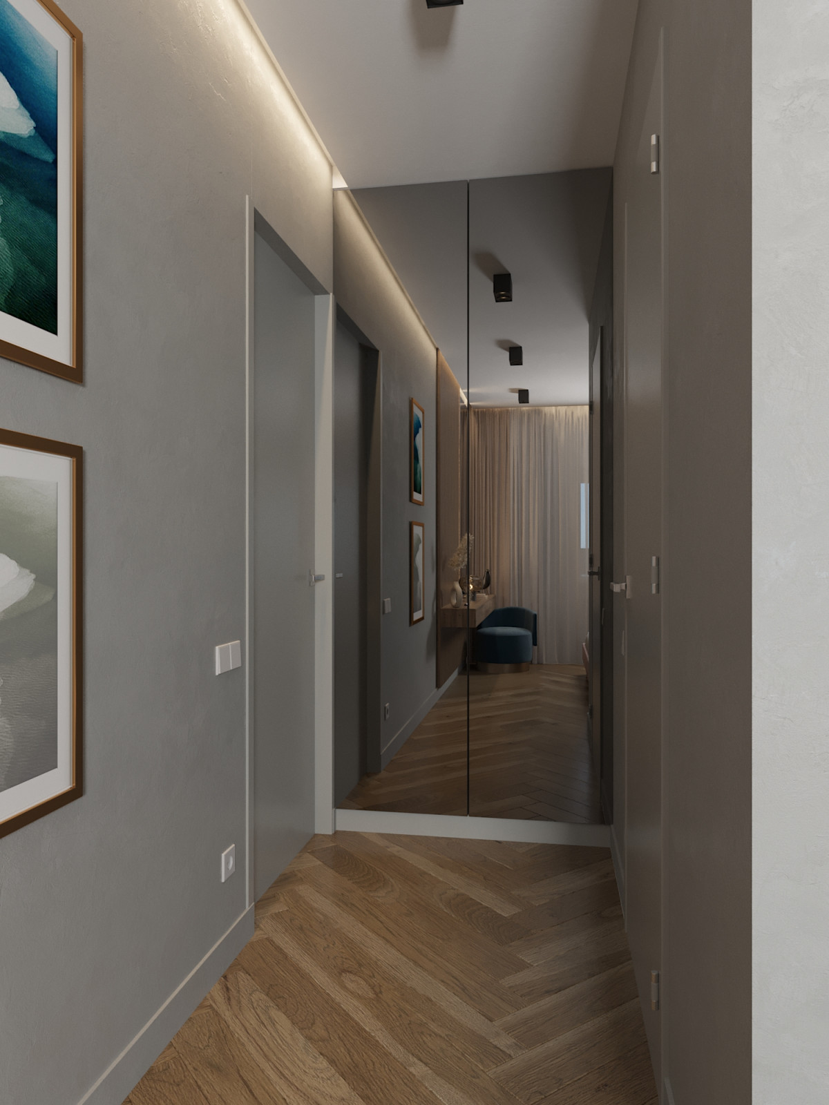 Дизайн квартиры в г. Омске ЖК "Серебряный берег"