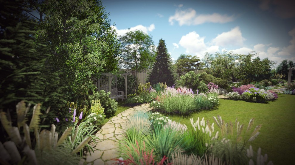 Частный двор. Площадь 20 соток