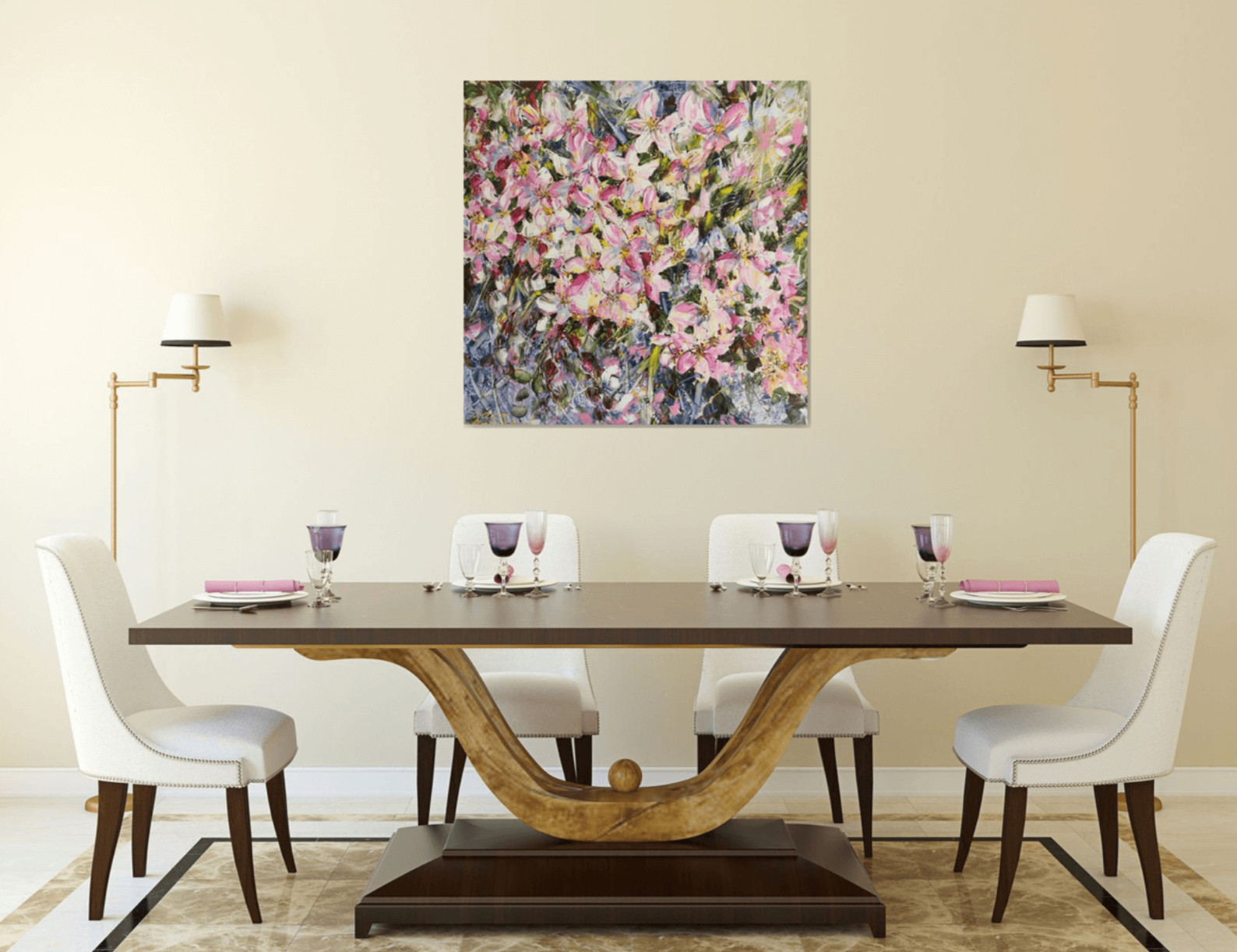 Работы художницы Дианы Маливани - Столовая - Дизайн интерьера (1)