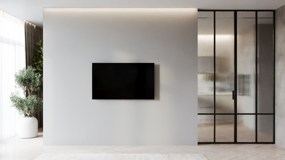 Квартира в современном стиле с природным уклоном