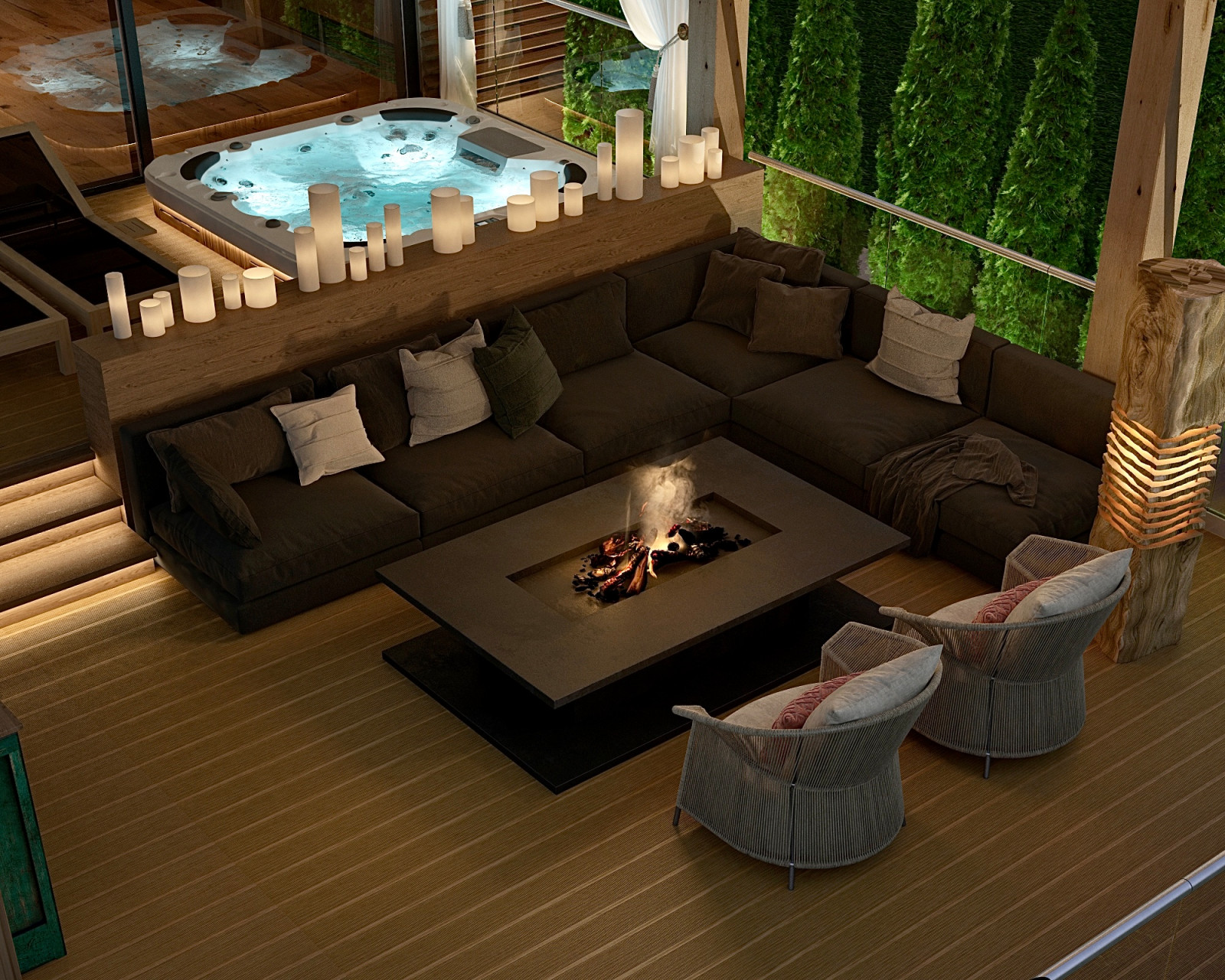 Дизайн проект интерьера загородного дома в Саратове