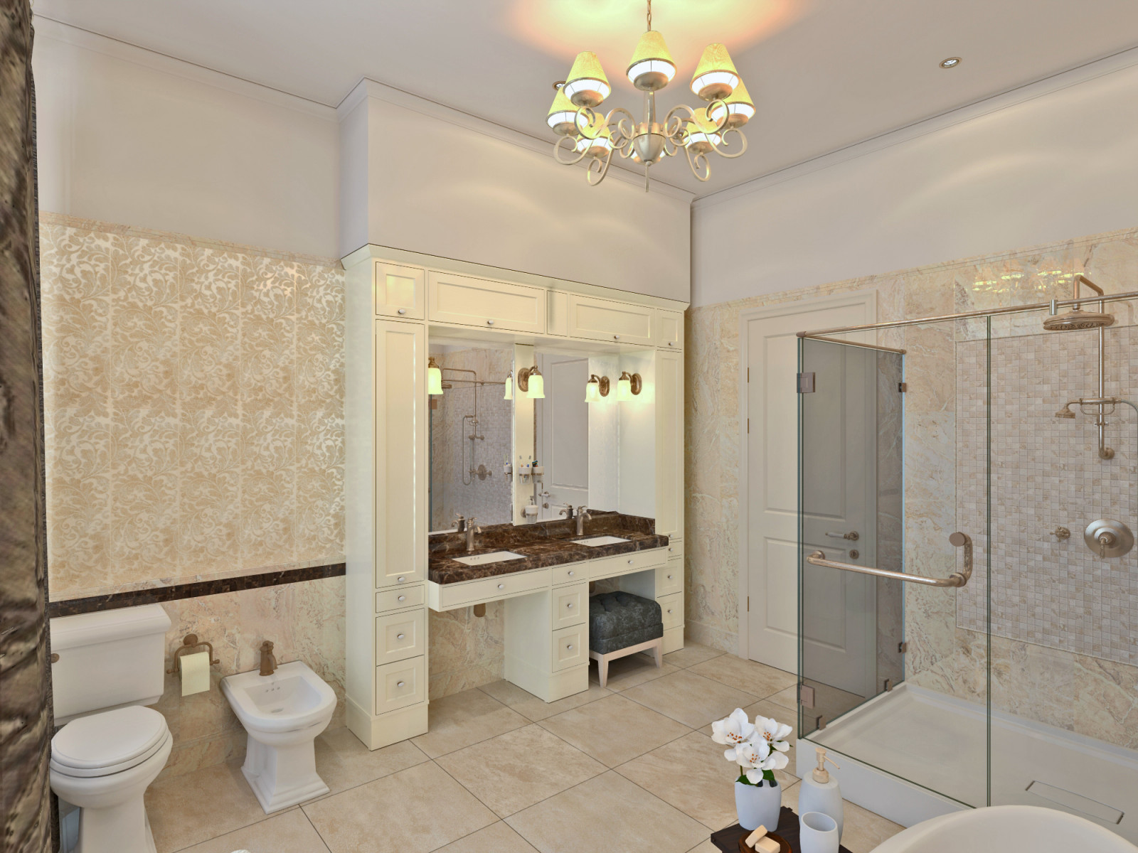 Ванная 2 этажа