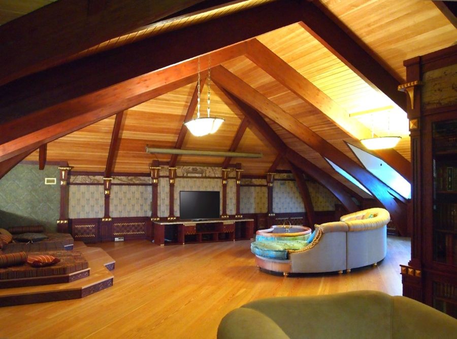 Проект мансарда частного дома