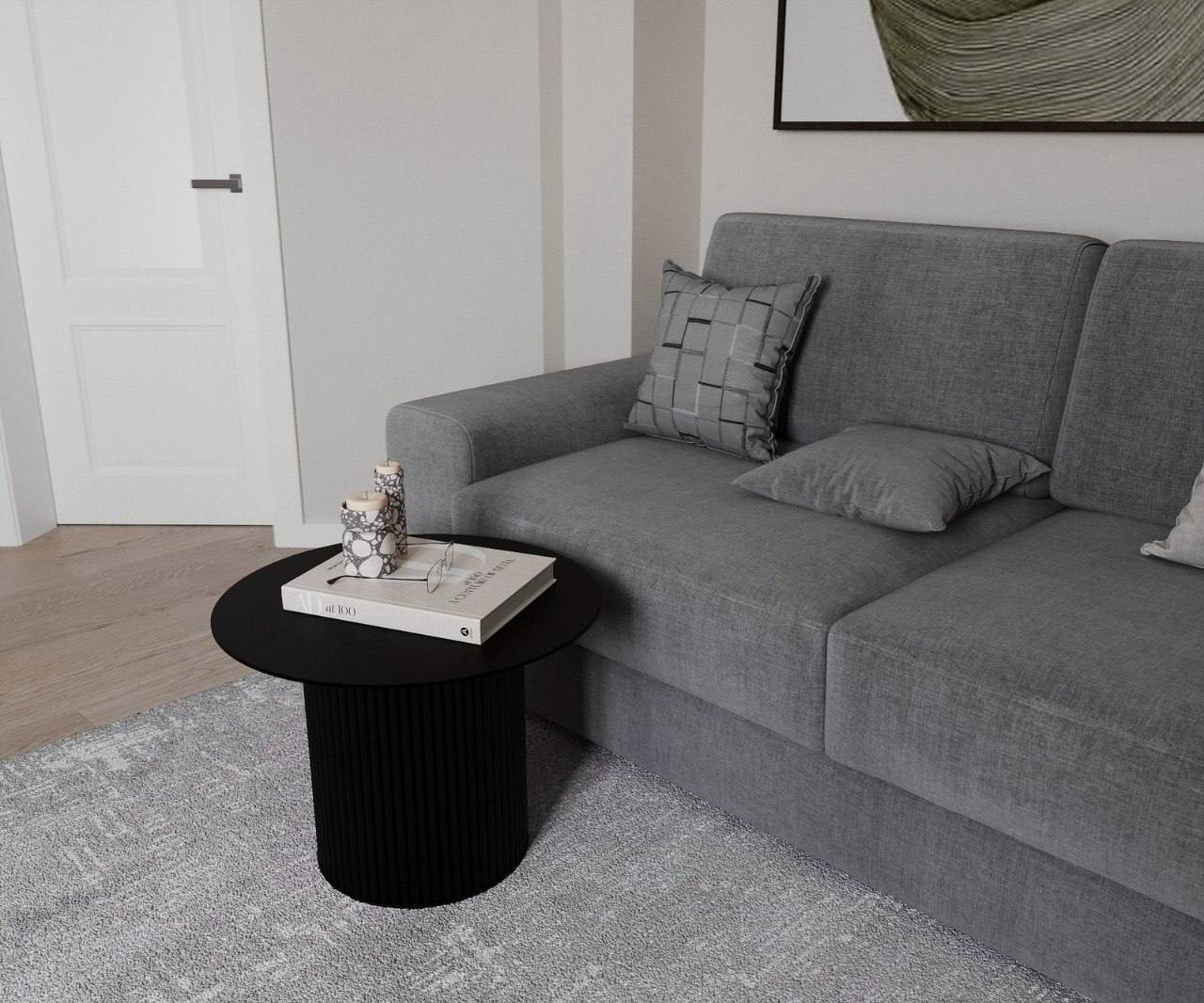 Диван Munchen с его бескомпромиссным дизайном в новой работе Алины Moon.