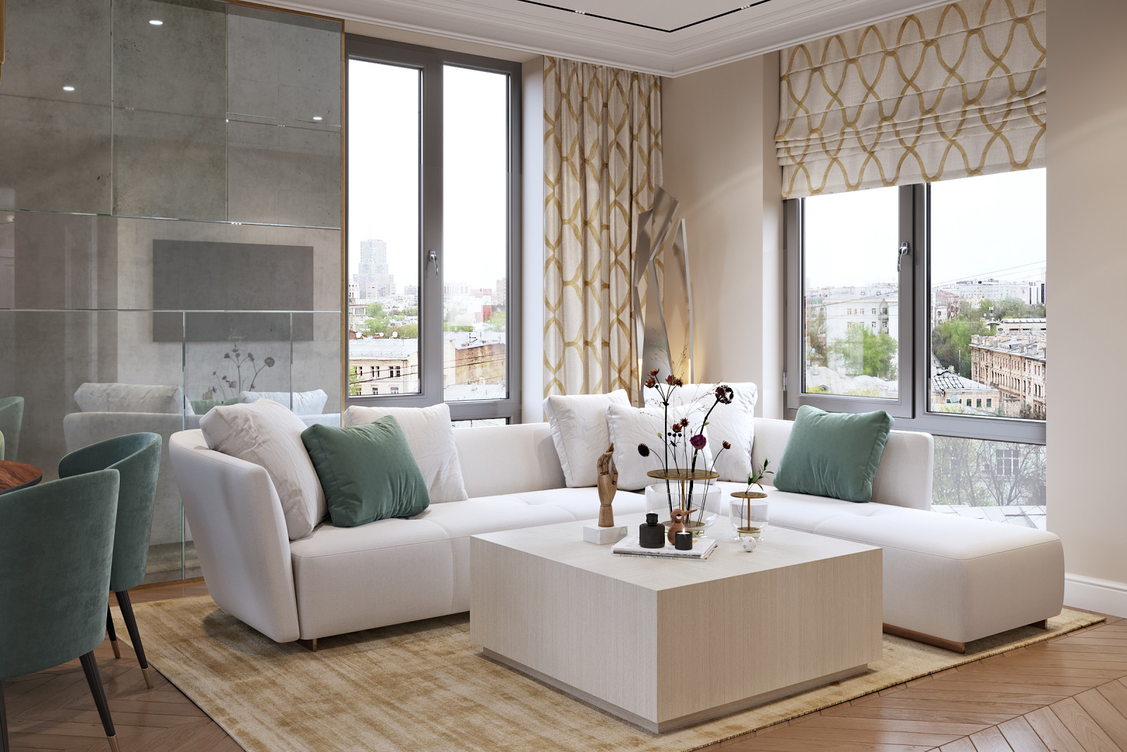 Апартаменты Пресня Сити. Французская неоклассика