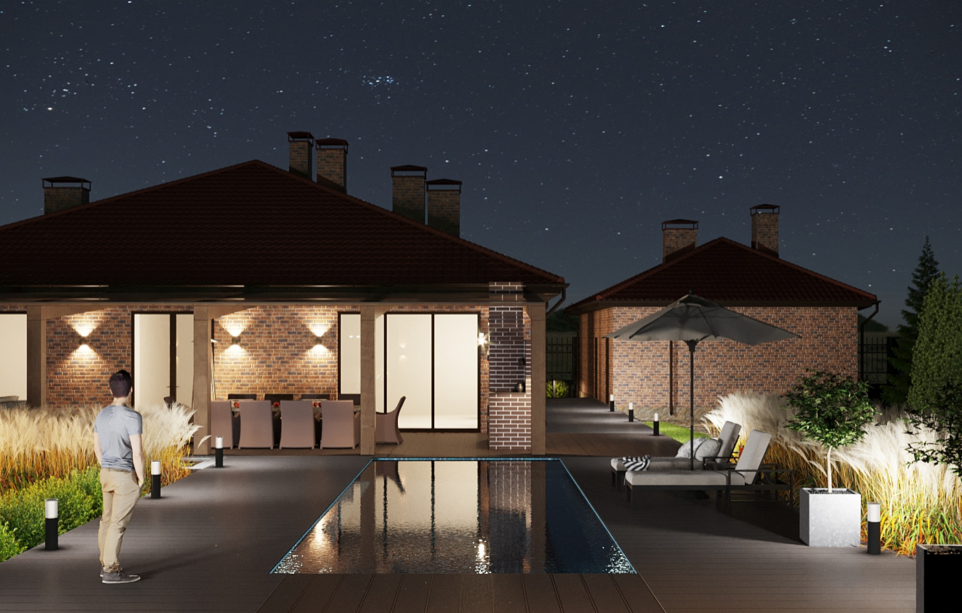 Экстерьер загородного дома