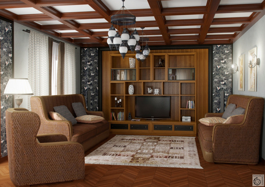 Дизайн интерьера гостинной