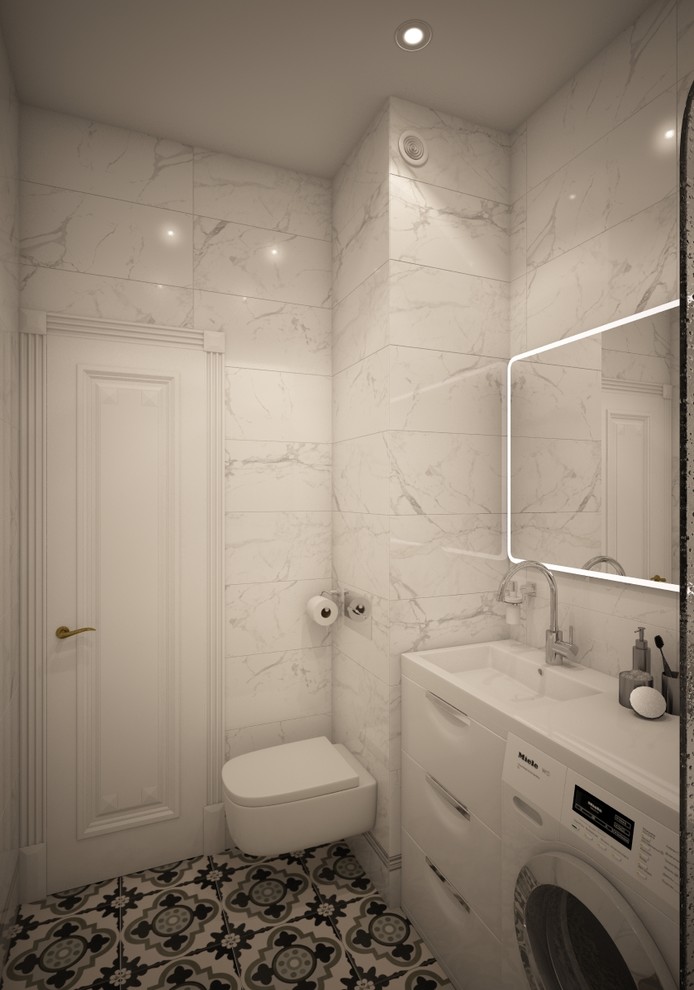 Светлая однокомнатная квартира в неоклассическом стиле