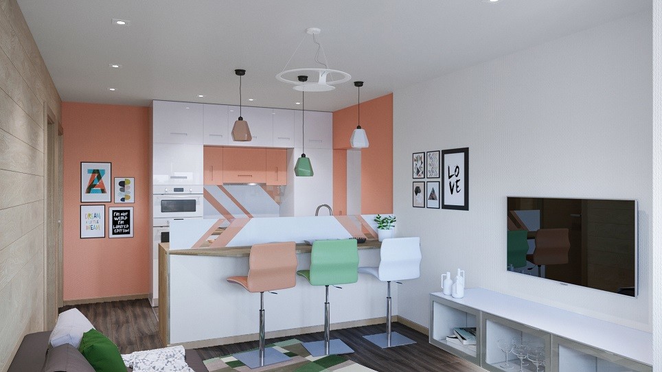 Проект трехкомнатной квартиры в ЖК «Бутово Парк 2»