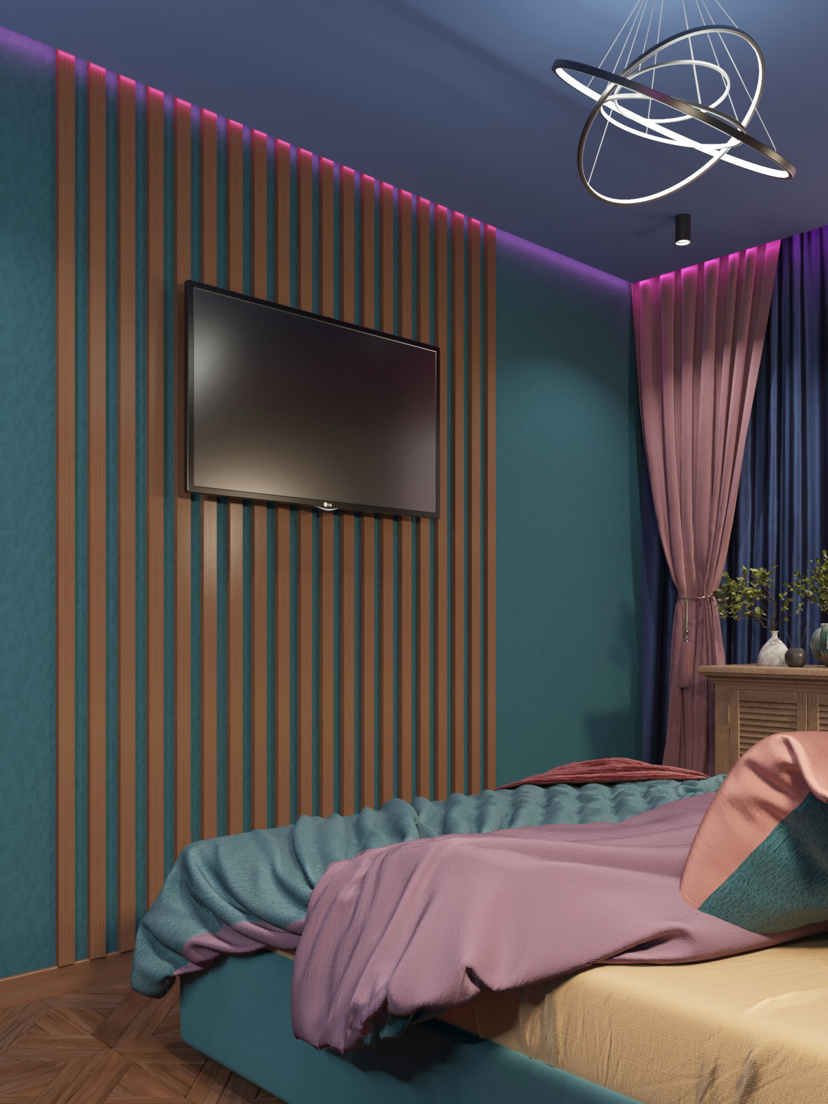 Дизайн санузла и спальни