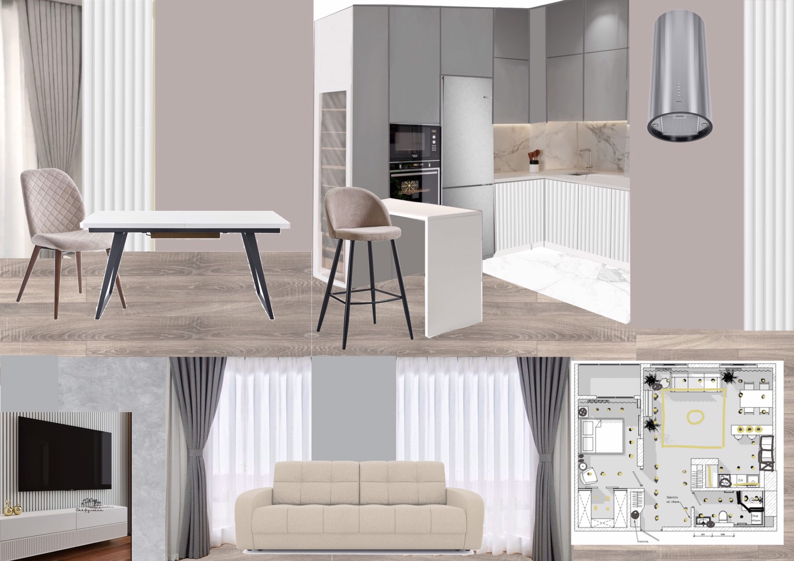 Обложка проекта: «Рассвет в тумане»