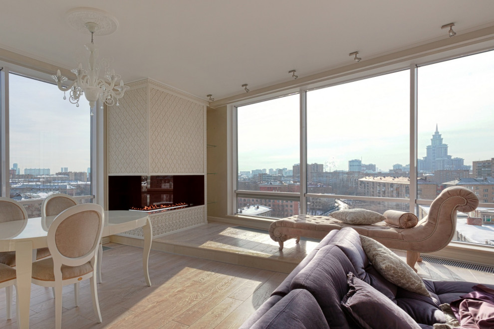 Камин в гостиной