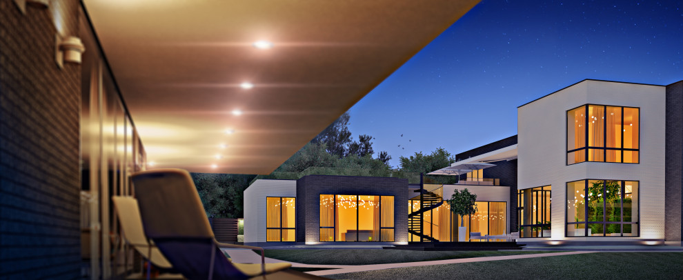 Частная резиденция в современном стиле