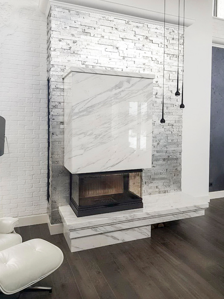 Техсторонний камин с топкой Piazzetta MA 271 SL