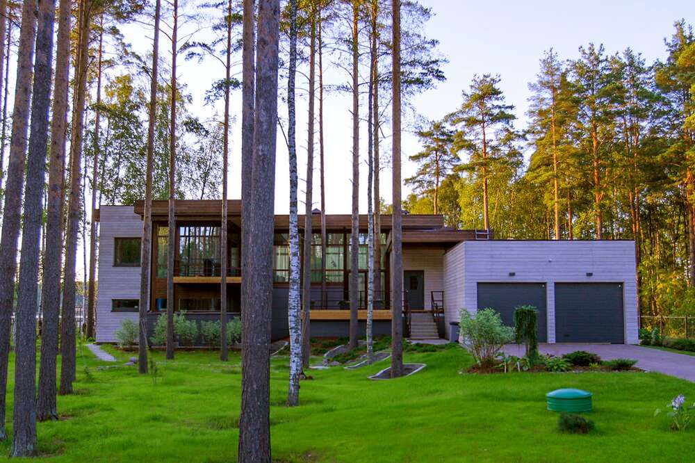 Фахверковый дом на Лемболовском озере