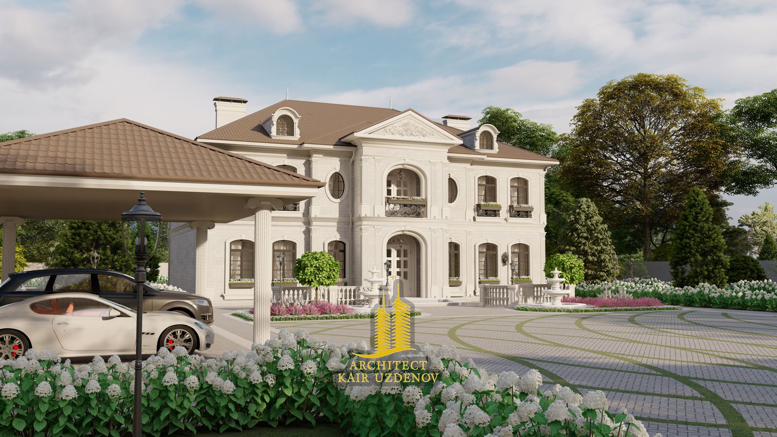 Проект дома в стиле Французский ренесанс