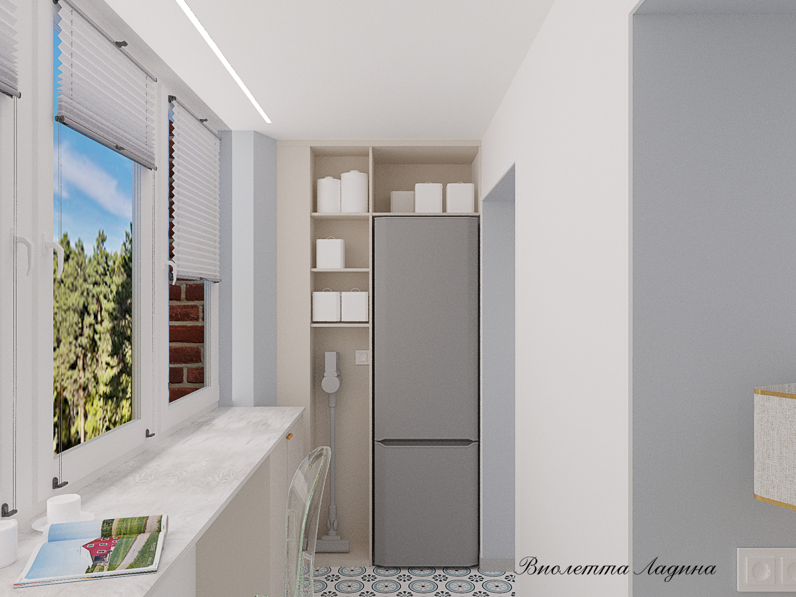 Квартира  в светлых тонах.. Двушка.