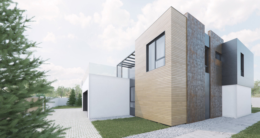 Индивидуальный жилой дом A612 в коттеджном поселке «Алые Паруса»