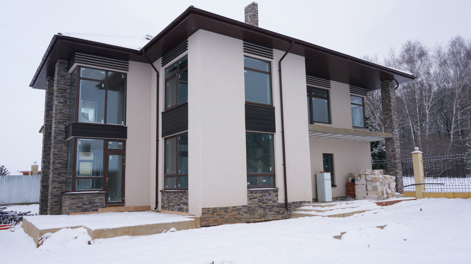 Обложка проекта: Дом 270м2 на Калужском шоссе