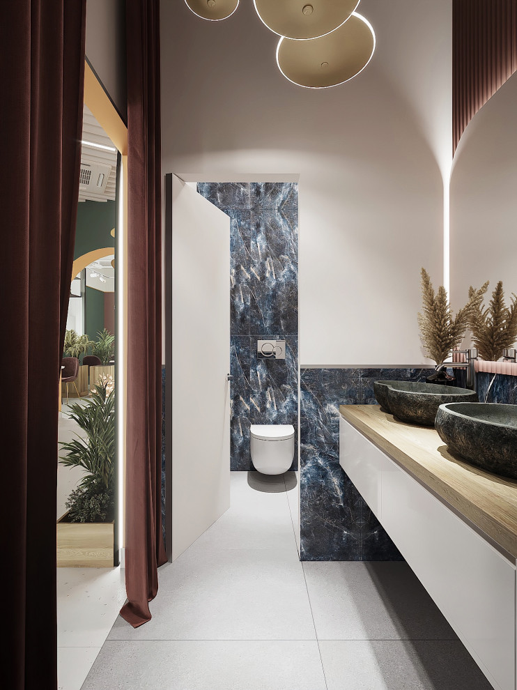 Обложка проекта: Дизайн санузлов в кафе «Зерна» в городе Абакан