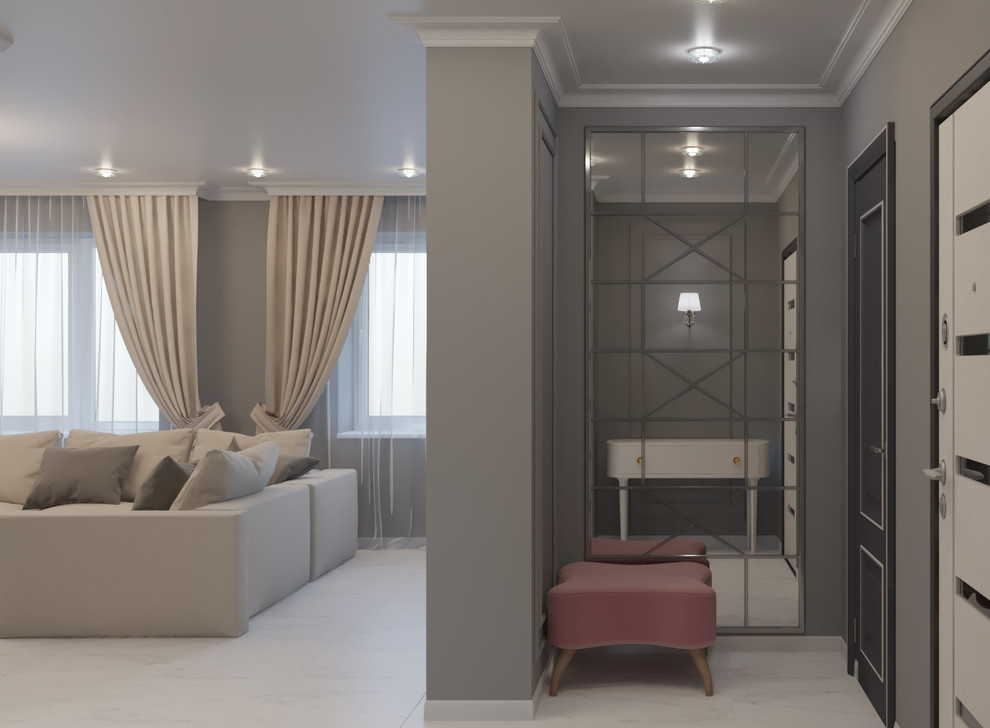 Интерьер в серых тонах