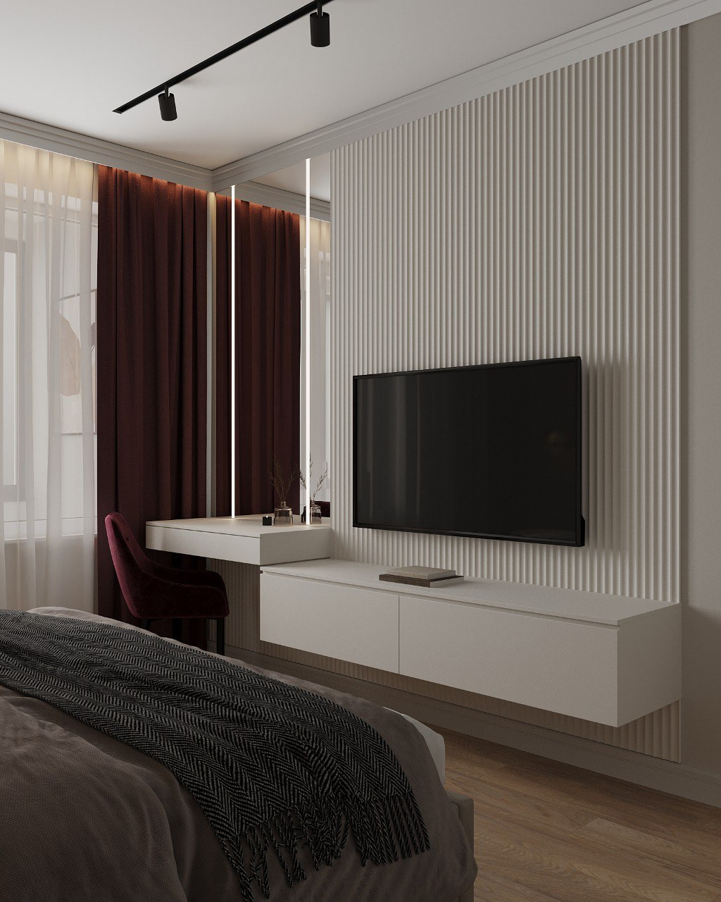 Дизайн 3-х комнатной квартиры в ЖК ГАЛАКТИКА PRO