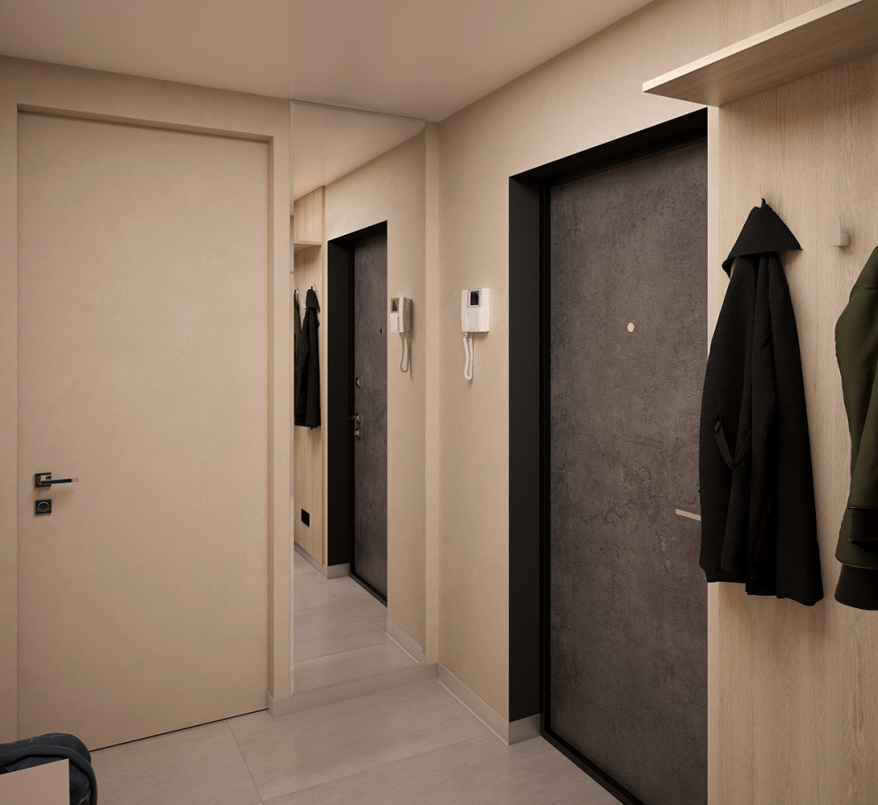 Обложка проекта: 2-х комнатная квартира "Капучино"