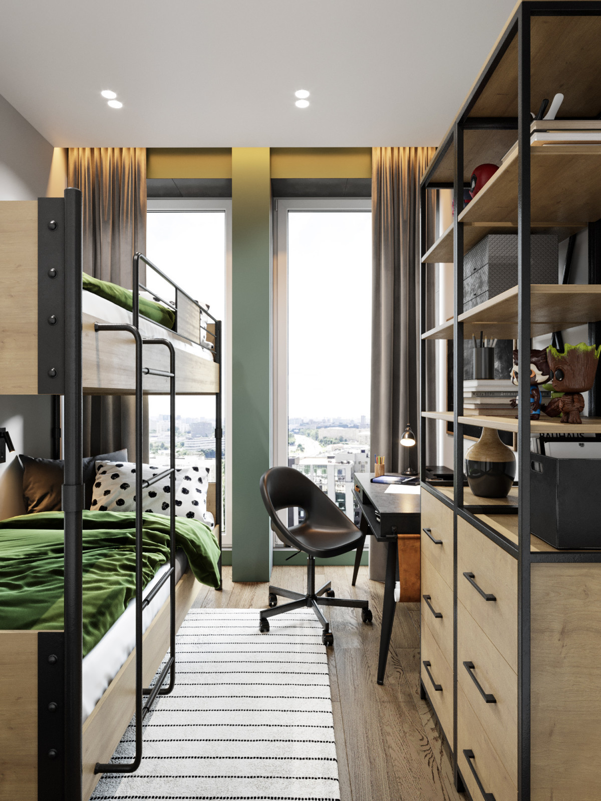 Квартира со свободной планировкой в Москве. ЖК Play