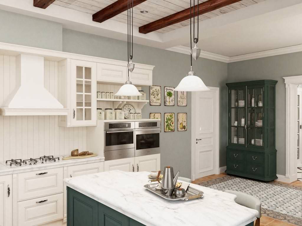 Дом в стиле прованс, пос. Малиновка