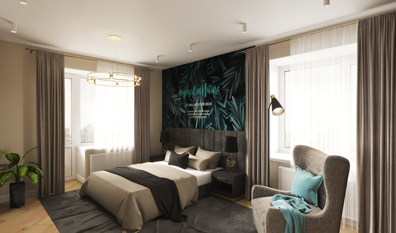 Обложка проекта: Гостевая спальня