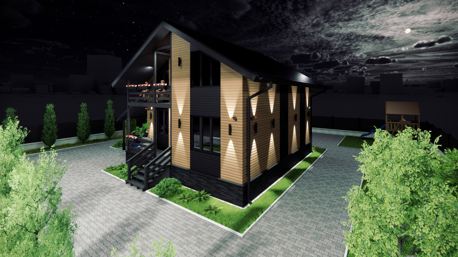 Дом из профильного бруса