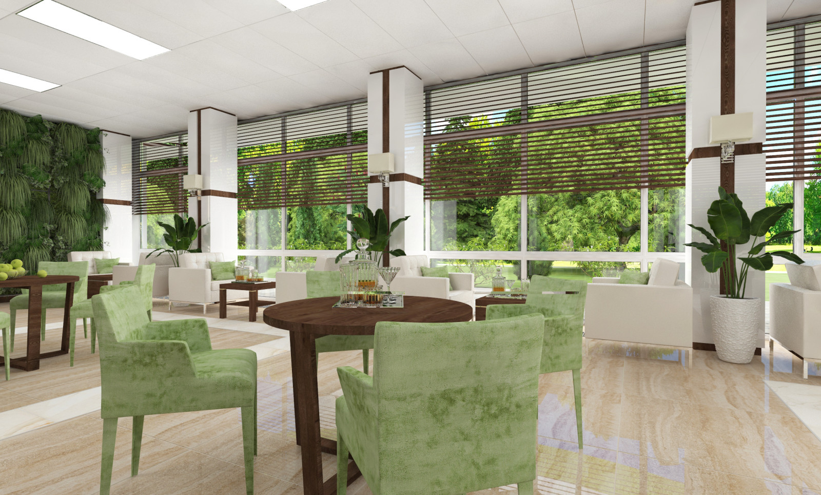 Санаторий (общественные зоны и типовой номер), г. Ялта