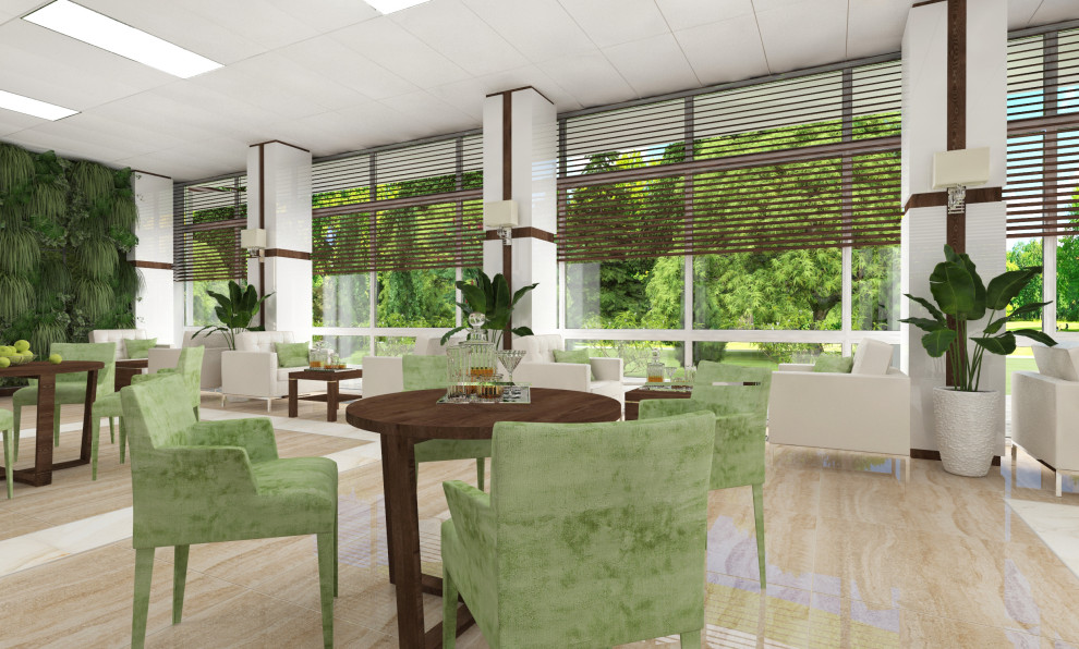 Санаторий (общественные зоны и типовой номер), г. Ялта