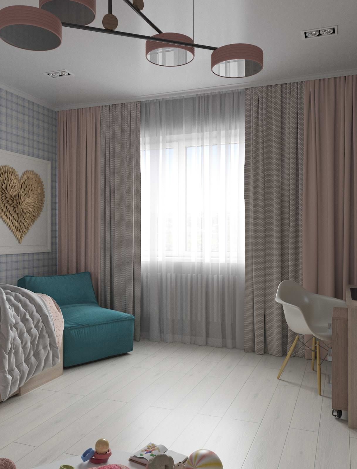 "детская в клеточку"