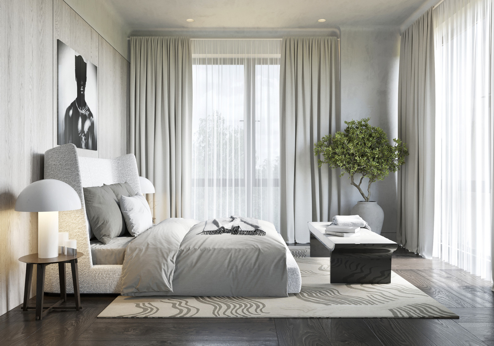 Обложка проекта: Квартира площадью 80 м2 ЖК Небо