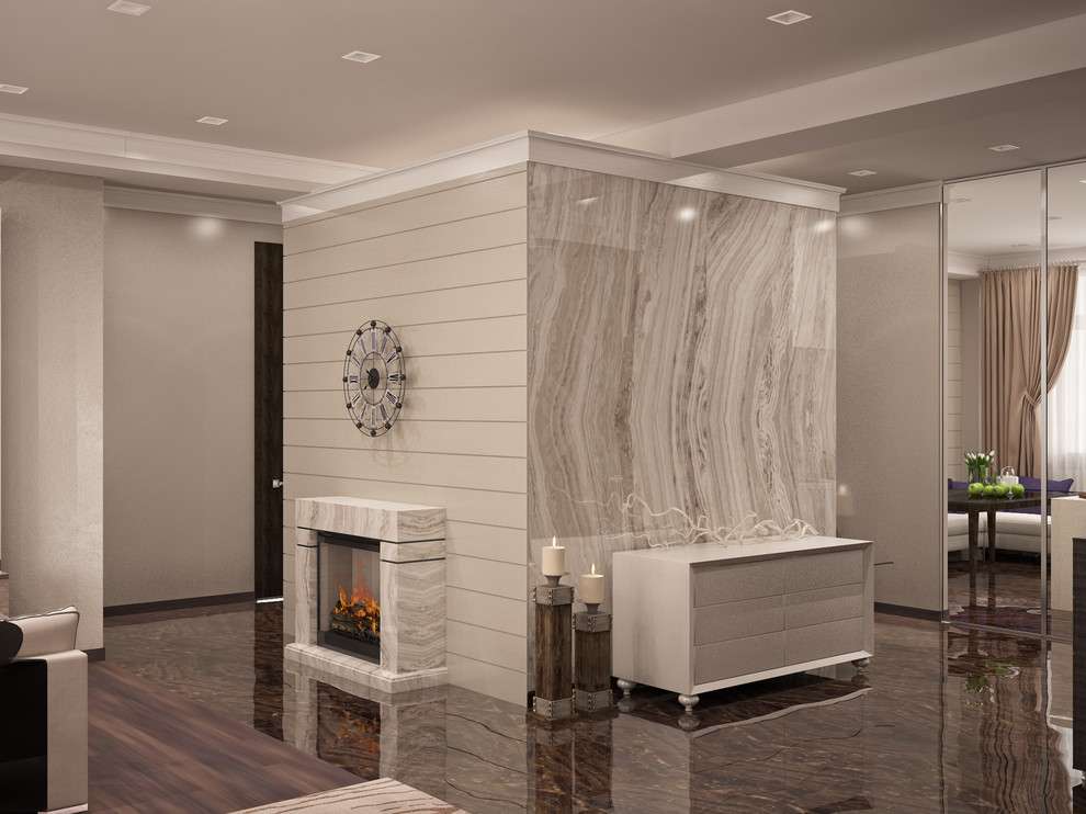 Роскошь, раскрывающаяся благородством натурального камня.