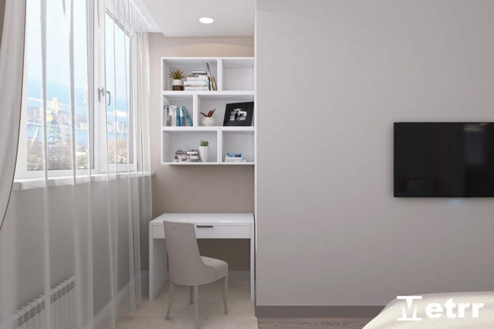 Дизайн - проект двухкомнатной квартиры S=61m2 ЖК Олимпия Парк