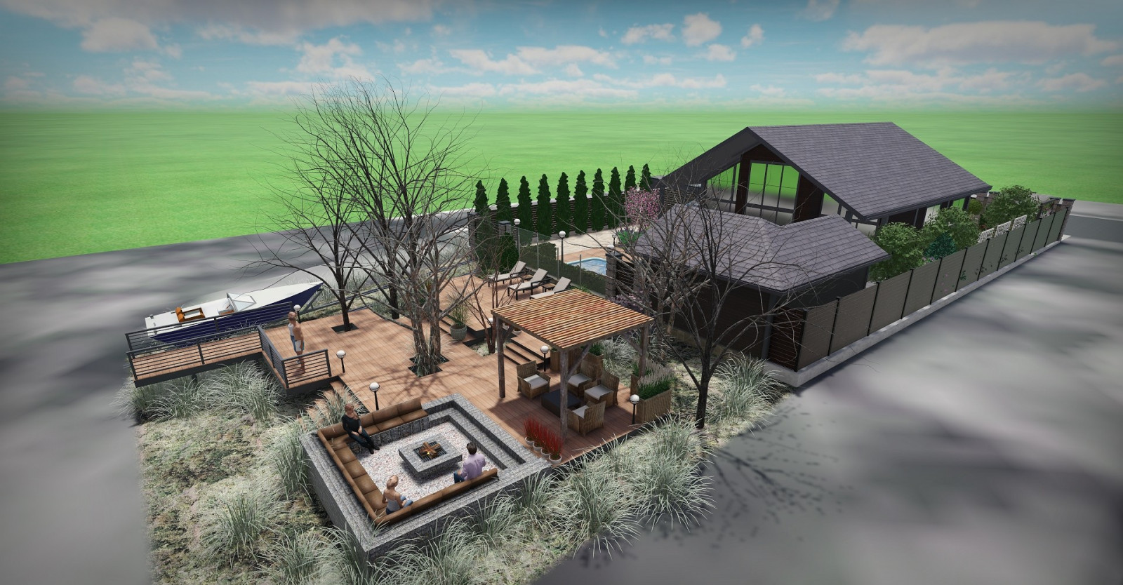 Коттедж с баней на берегу Дона